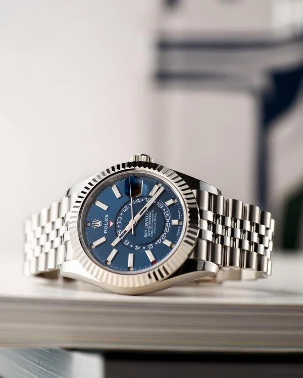 ROLE_X SKY DWELLER AUTOMATIC SILVER BLUE