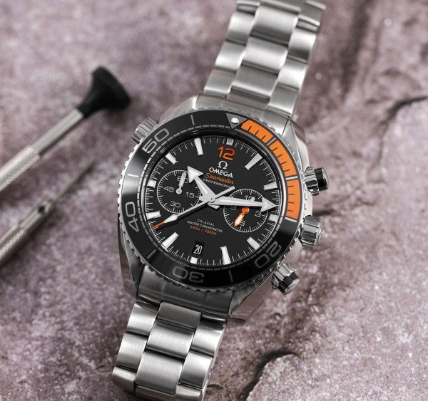 Omeg_a Seamaster Planet Ocean Quartz Japan