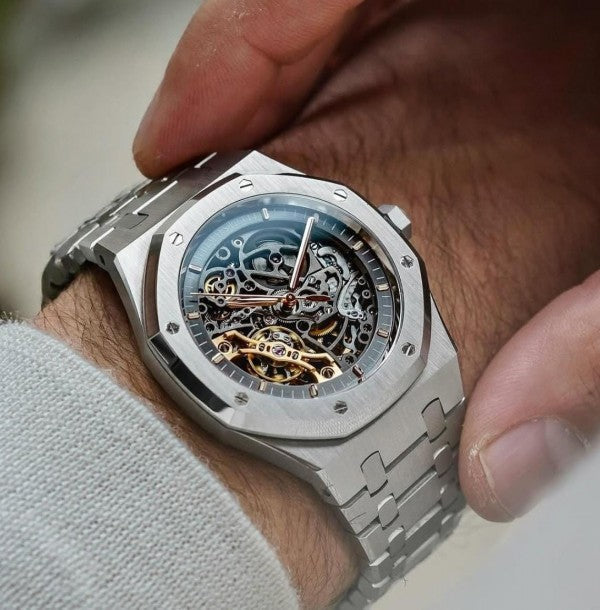 Aude_mars_piguet Royal Oak Skeleton Automatic Steel-Grey