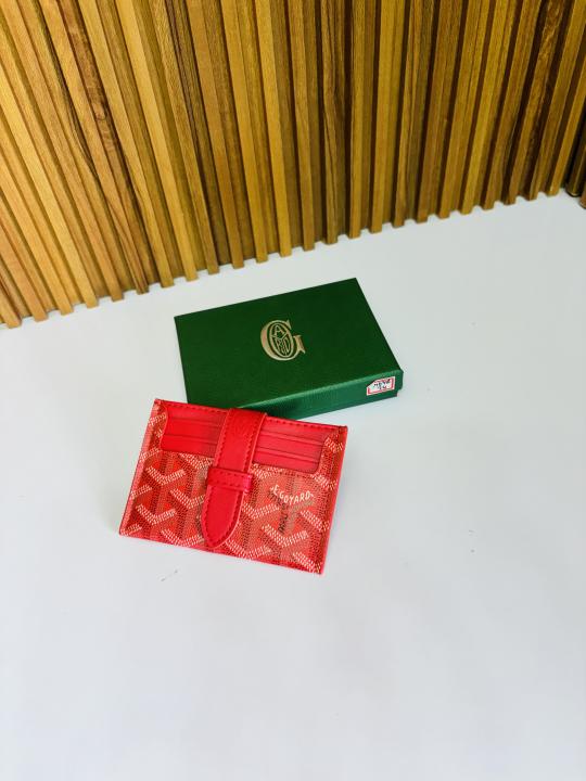24 GOYARD RED PREMIUM QUALITY CARD HOLDER WALLET