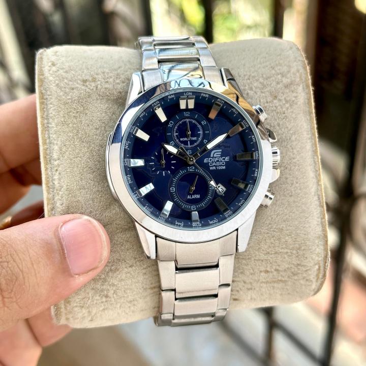 Casio Edifice Ex295 World Map Blue