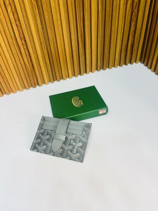 25 GOYARD GREY PREMIUM QUALITY CARD HOLDER WALLET