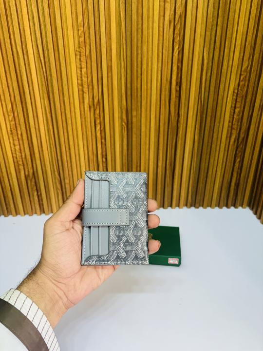 25 GOYARD GREY PREMIUM QUALITY CARD HOLDER WALLET