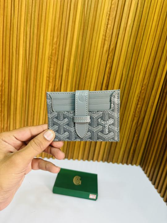 25 GOYARD GREY PREMIUM QUALITY CARD HOLDER WALLET