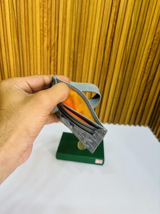 25 GOYARD GREY PREMIUM QUALITY CARD HOLDER WALLET