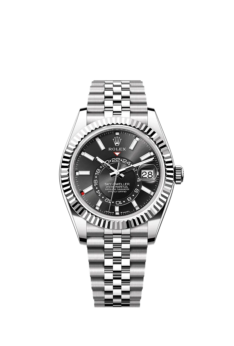 Role_x Sky Dweller Automatic Silver Black