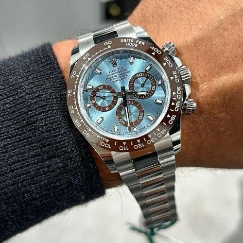Role_x Daytona Platinum Ice Metal Virat Kholi Watch
