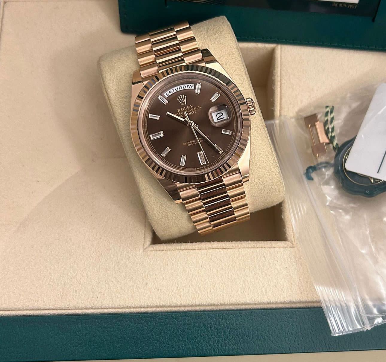 Rolex day date chocolate dial good quality