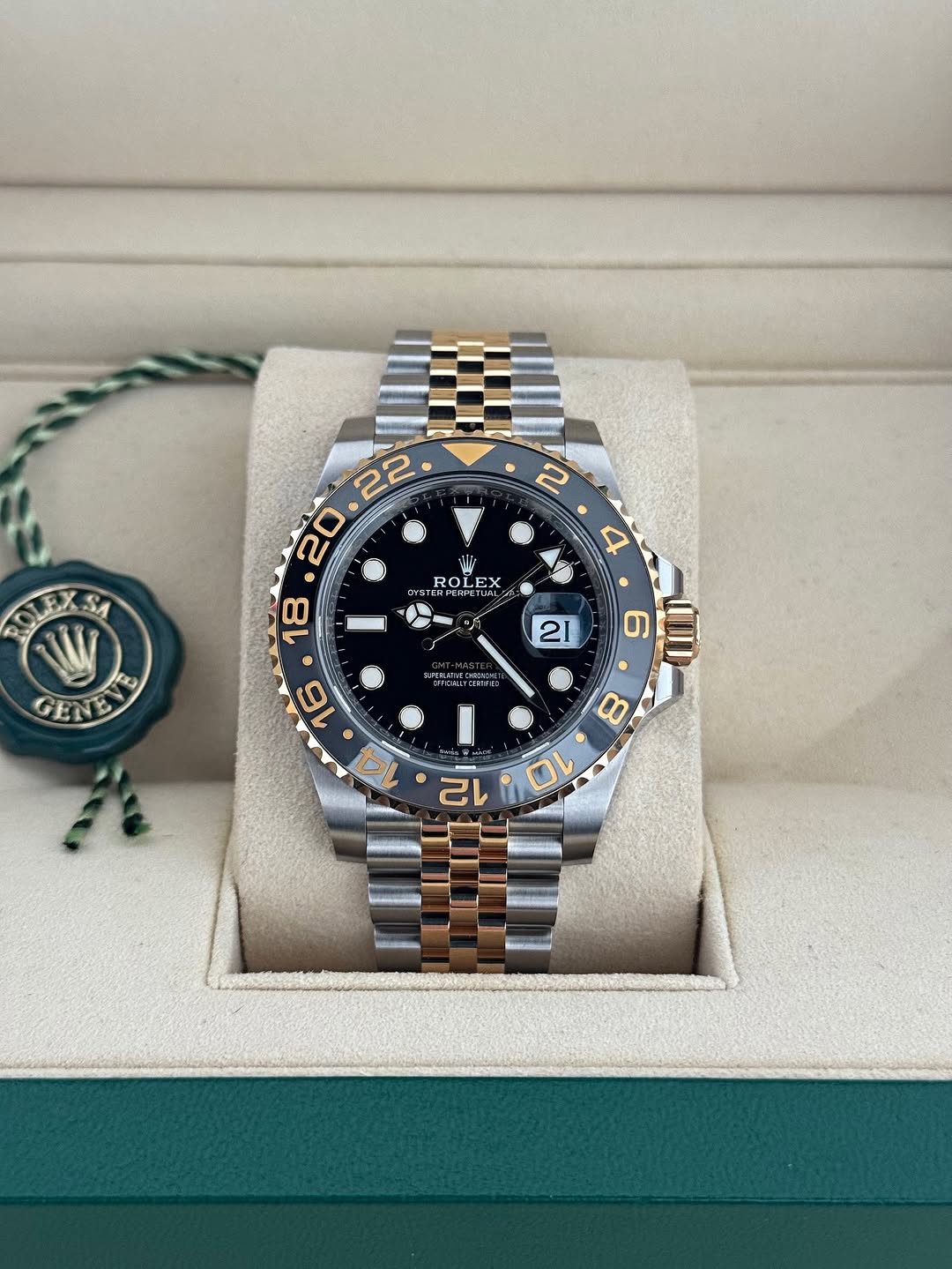 Rolex gmt two tone premium quality