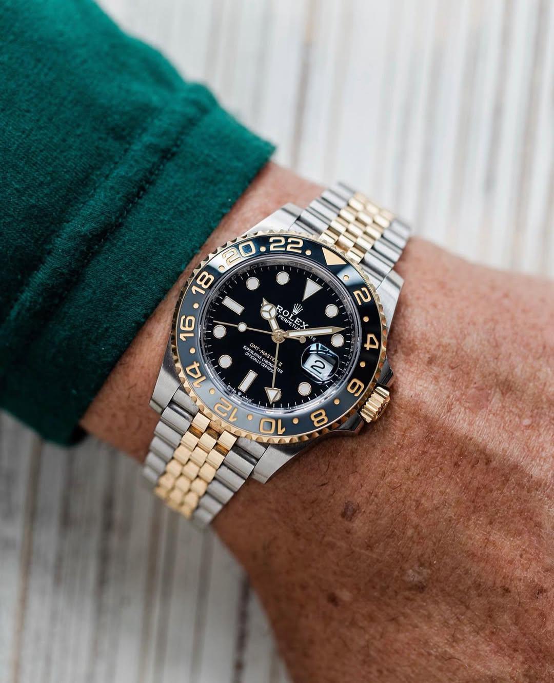 Rolex gmt two tone premium quality