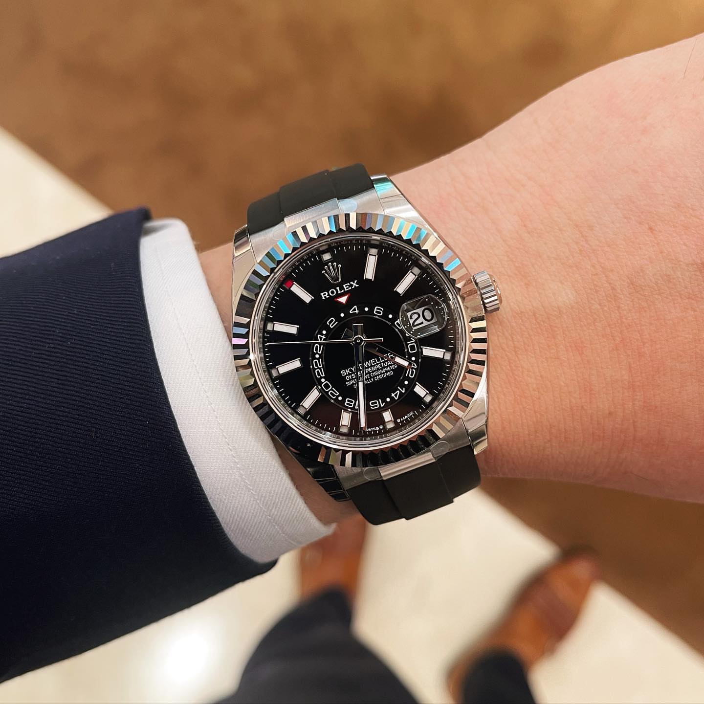 ROLE X OYSTER PERPETUAL SKYDWELLER