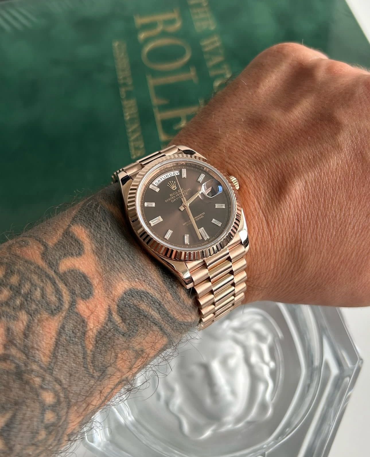 Rolex day date chocolate dial good quality